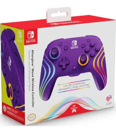 PDP AFTERGLOW WAVE WIRELESS CONTROLLER PURPLE (MORADO)