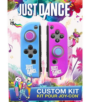 SUBSONIC JUST DANCE CUSTOM KIT POUR JOY-CON (2 FUNDAS SILICONA + 2 GRIPS)