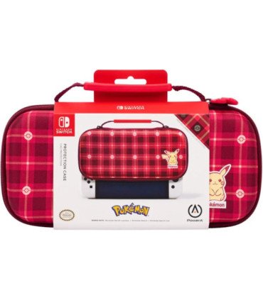 POWER A PROTECTION CASE PIKACHU PLAID RED (ROJO) (SWITCH/LITE/OLED)