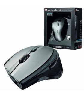 TRUST WIRELESS MOUSE MAXTRACK - BLACK/GREY (SENSOR OPTICO DE 800 - 1.600 PPP REALES)