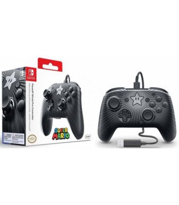 PDP FACEOFF WIRED PRO CONTROLLER STAR MARIO LICENCIADO