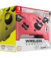 PDP FACEOFF WIRELESS DELUXE CONTROLLER SANS FIL  PINK (ROSA)