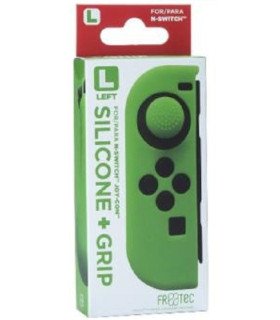 FR-TEC SILICONE + GRIP FOR JOY-CON IZQUIERDO (LEFT) VERDE