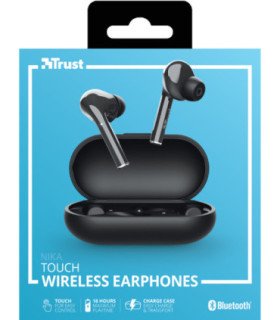 NIKA TOUCH WIRELESS BLUETOOTH EARPHONE BLACK (NEGRO)