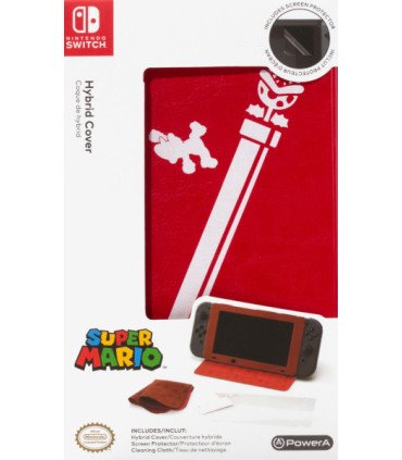 POWER A HYBRID COVER SUPER MARIO (INCLUYE SCREEN PROTECTOR)