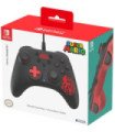 HORIPAD TURBO WIRED CONTROLLER SUPER MARIO BLACK/RED (NEGRO/ROJO) (SWITCH/OLED)