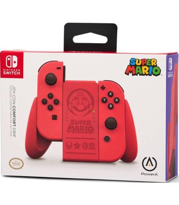 POWER A JOY-CON COMFORT GRIP SUPER MARIO RED