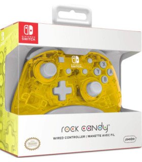 PDP ROCK CANDY MINI WIRED CONTROLLER YELLOW (AMARILLO)
