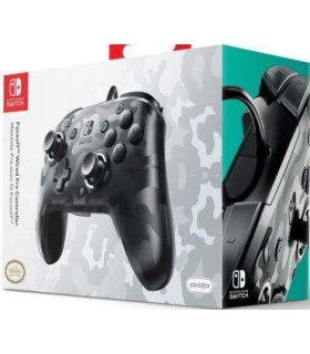 PDP FACEOFF DELUXE + AUDIO WIRED CONTROLLER CAMO NEGRO