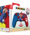 PDP FACEOFF WIRED CONTROL + AUDIO WIRED CONTROLLER  SUPER MARIO BLUE/RED(AZUL/ROJO)