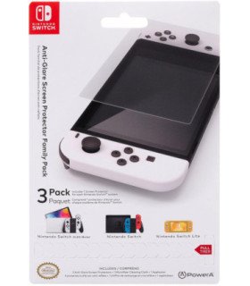 POWER A ANTI-GLARE SCREEN PROTECTOR FAMILY PACK (SWITCH/LITE/OLED)