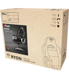 TRUST SILLA GAMING RYON GAME CHAIR BLACK NEGRA GXT 705