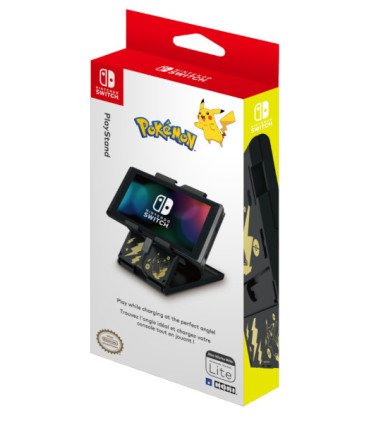 HORI PLAYSTAND PIKACHU (BLACK & GOLD)
