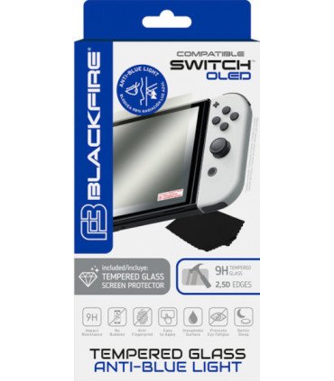BLACKFIRE TEMPERED GLASS ANTIBLUELIGHT 9H (SWITCH/OLED)
