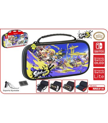 GAME TRAVELER DELUXE TRAVEL CASE SPLATOON 3 NNS51A (SWITCH/LITE/OLED)