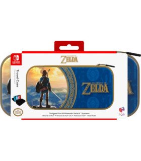 PDP DELUXE TRAVEL CASE THE LEGEND OF ZELDA HYRULE BLUE