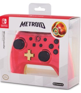 POWER A WIRED CONTROLLER CHROME METROID EDITION