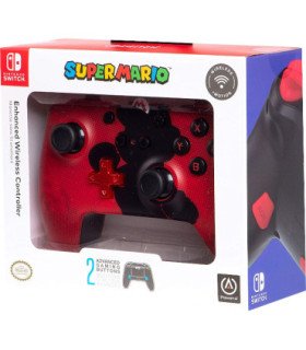 POWER A ENHANCED WIRELESS CONTROLLER SUPER MARIO RED (ROJO) (SWITCH/LITE)