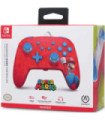 POWER A ENHANCED WIRED CONTROLLER WOO-HOO! MARIO (ROJO)