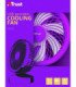 TRUST VENTILADOR COOLING FAN USB PORTABLE (PURPLE)