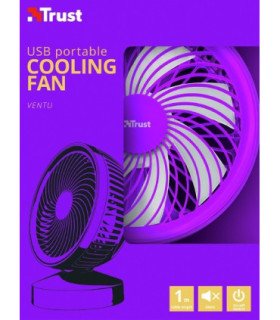 TRUST VENTILADOR COOLING FAN USB PORTABLE (PURPLE)