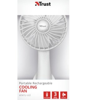 TRUST VENTU-GO PORTABLE COOLING FAN WHITE