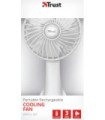 TRUST VENTU-GO PORTABLE COOLING FAN WHITE