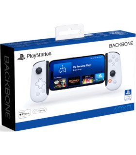 BACKBONE GAMEPAD PLAYSTATION PARA IPHONE CON CARGADOR LIGHTNING (WHITE) (2.ª GENERACION)