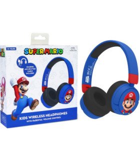 OTL WIRELESS BLUETOOTH HEADPHONE SUPER MARIO AZUL (MOVIL/TABLET)