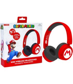 OTL WIRELESS BLUETOOTH HEADPHONE SUPER MARIO ROJO (MOVIL/TABLET)