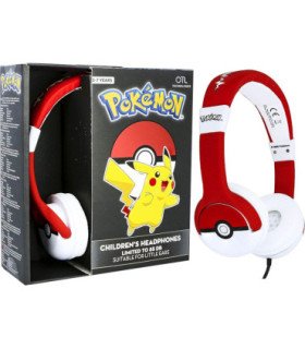 OTL WIRED HEADPHONES POKEMON POKEBALL (PS4/XBOX/SWITCH/MOVIL/TABLET)