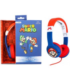 OTL WIRED HEADPHONES SUPER MARIO (PS4/XBOX/SWITCH/MOVIL/TABLET)