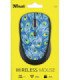 TRUST YVI WIRELESS COMPACT MOUSE PEACOCK (SENSOR OPTICO DE 800 - 1.600 PPP REALES)