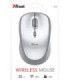 TRUST YVI WIRELESS MOUSE WHITE (BLANCO) (SENSOR OPTICO DE 800 - 1.600 PPP REALES)