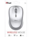 TRUST YVI WIRELESS MOUSE WHITE (BLANCO) (SENSOR OPTICO DE 800 - 1.600 PPP REALES)