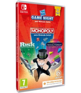HASBRO GAME NIGHT (MONOPOLY+ RISK + TRIVIAL PURSUIT) (CIAB)