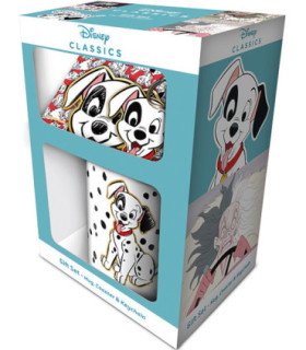 CAJA REGALO DISNEY CLASSICS 101 DALMATAS (INCLUYE: MUG/COASTER & KEYCHAIN)