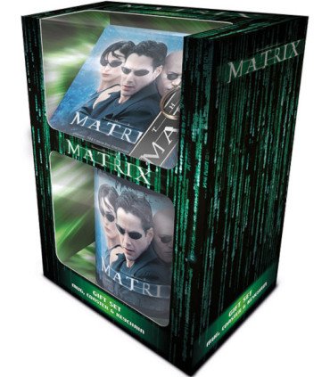 CAJA REGALO THE MATRIX (INCLUYE: MUG/COASTER & KEYCHAIN)