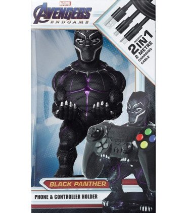 FIGURA CABLE GUYS MARVEL BLACK PANTHER (2M CABLE USB)