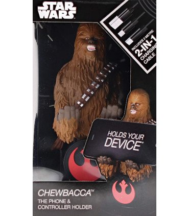FIGURA CABLE GUYS STAR WARS CHEWBACCA (2M CABLE USB)