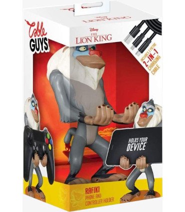 FIGURA CABLE GUYS DISNEY  THE LION KING RAFIKI (2M CABLE USB)