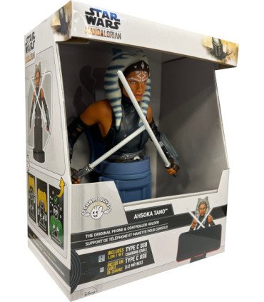 FIGURA CABLE GUYS STAR WARS THE MANDALORIAN AHSOKA TANO (2M CABLE USB)