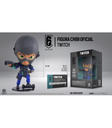 UBICOLLECTIBLES SIX COLLECTION (CHIBI S3) RAINBOW SIX SIEGE: TWITCH (10 CM)