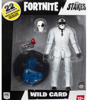 FORTNITE FIGURA WILD CARD BLACK (18 CM)