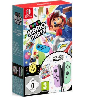 MARIO PARTY (CIAB) + JOY-CON SET IZDA/DCHA MORADO/VERDE (PAIR PURPLE/GREEN)