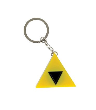 LLAVERO THE LEGEND OF ZELDA - TRIFORCE KEYRING LIGHT