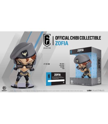 UBICOLLECTIBLES SIX COLLECTION (CHIBI S6) RAINBOW SIX: ZOFIA (10 CM)