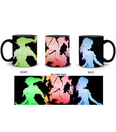 TAZA THE LEGEND OF ZELDA SILHOUETTES (SILUETAS)