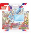 POKEMON TRADING CARD GAME SCARLET & VIOLET SV2 PACK DE 3 SV1 (ENG)