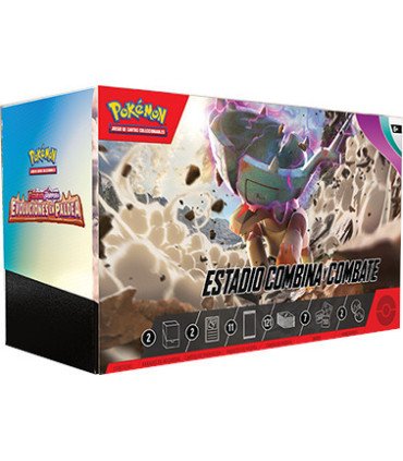 POKEMON JUEGO DE CARTAS ESCARLATA Y PURPURA EVOLUCIONES EN PALDEA ESTADIO COMBINA Y COMBATE (ESP